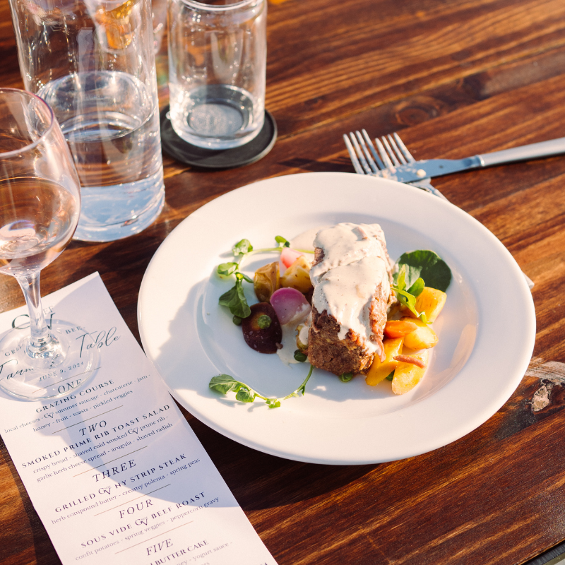 Grand View Beef Farm to Table Dinner