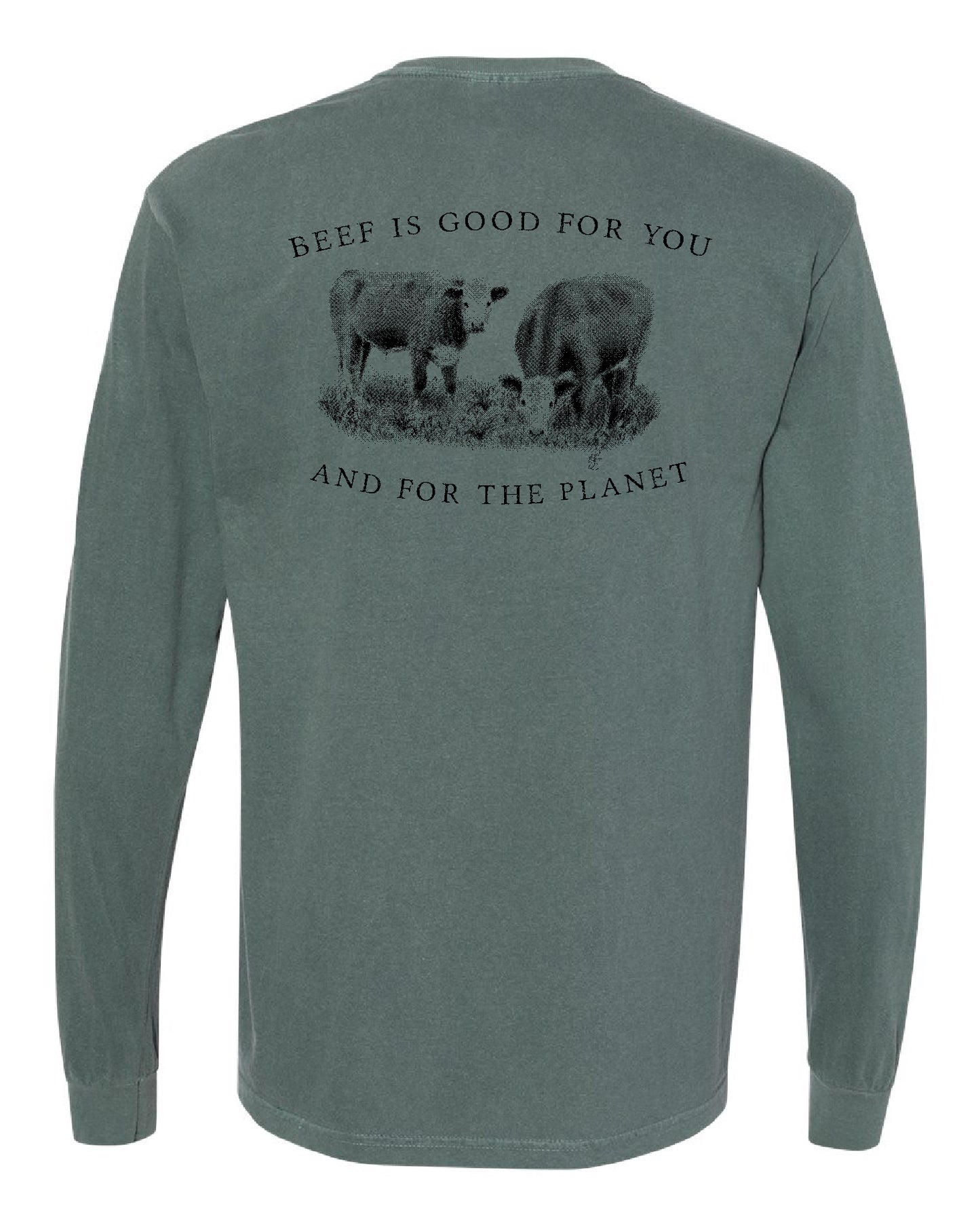 Beef is Good Long Sleeve T-Shirt multiple colors available)