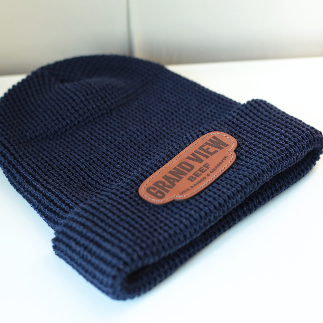Grand View Beef Waffle Knit Beanie