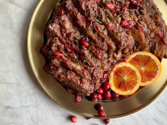 Cranberry Mustard Brisket