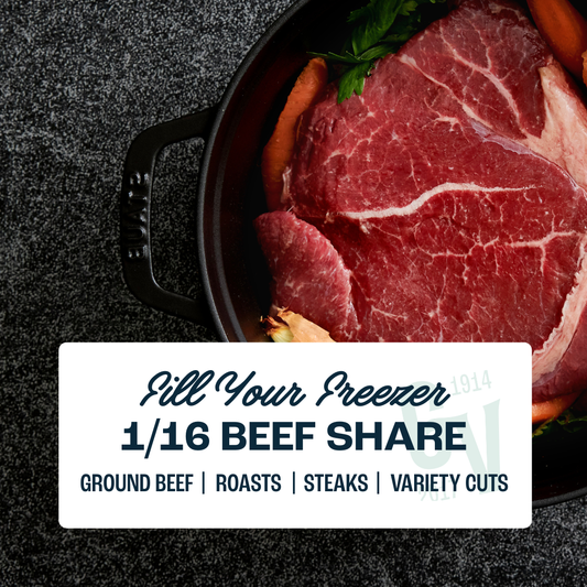 Grass Fed Beef - Fill Your Freezer (1/16 Share)