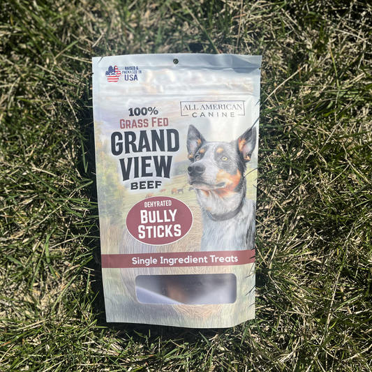Grass Fed Dehydrated Beef Bully Sticks (5 count)