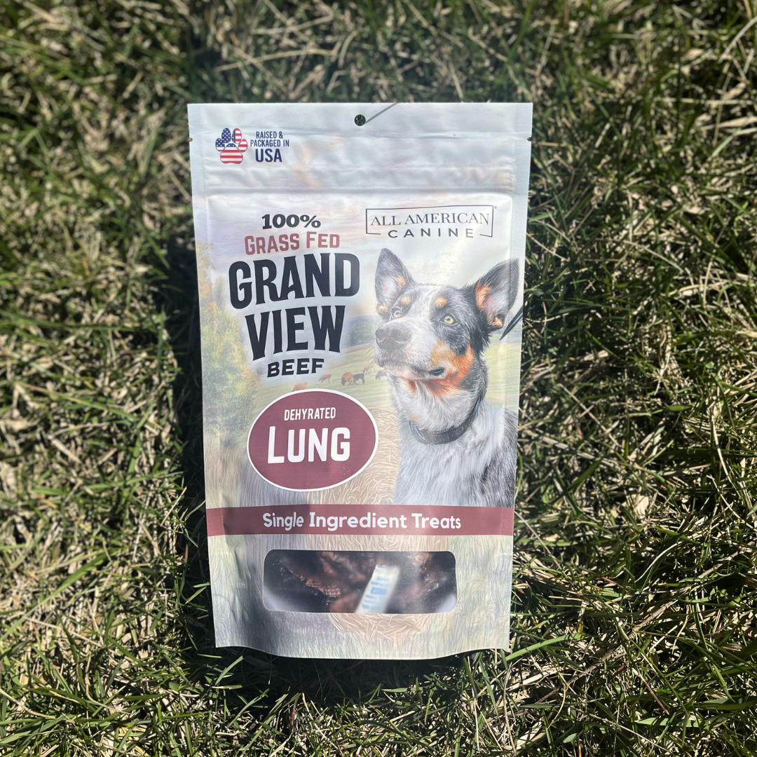 Grass Fed Dehydrated Beef Lung (4 oz)