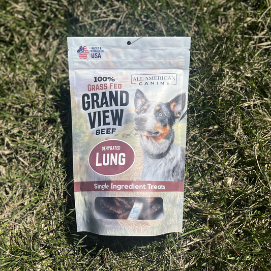 Grass Fed Dehydrated Beef Lung (4 oz)