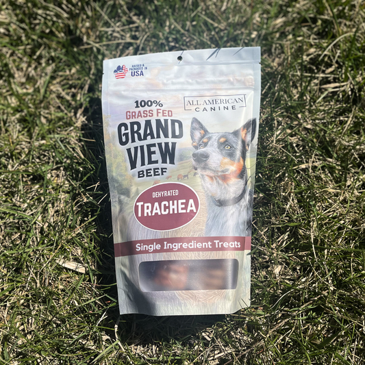 Grass Fed Dehydrated Beef Tracheas (2 count)