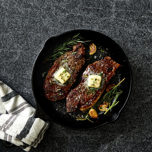 Grass Fed New York Strip Steaks (Two Steaks)